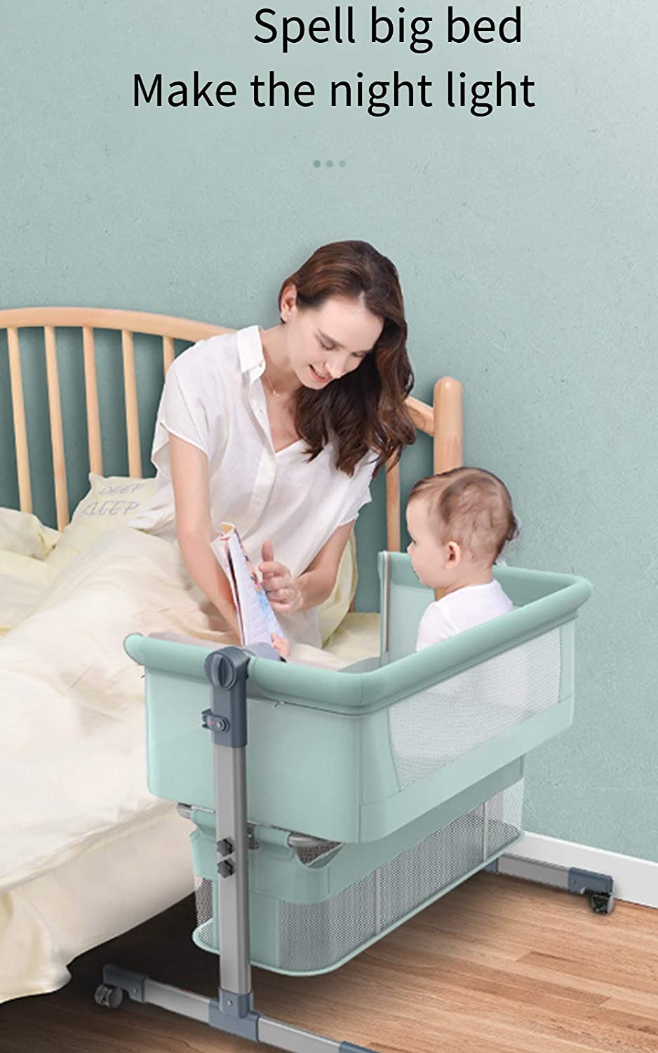 Coolbaby BJJ-007 Convertible Co-Sleeping Bed - COOLBABY