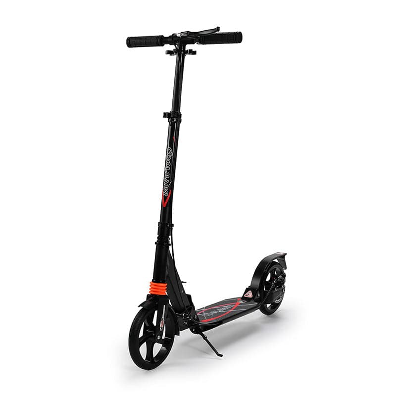 COOLBABY CRHB2-BLK Collapsible Scooter for Adults - COOL BABY