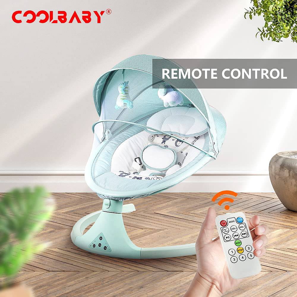 COOLBABY DDYY01 Swing With Remote and Bluetooth Music - COOLBABY