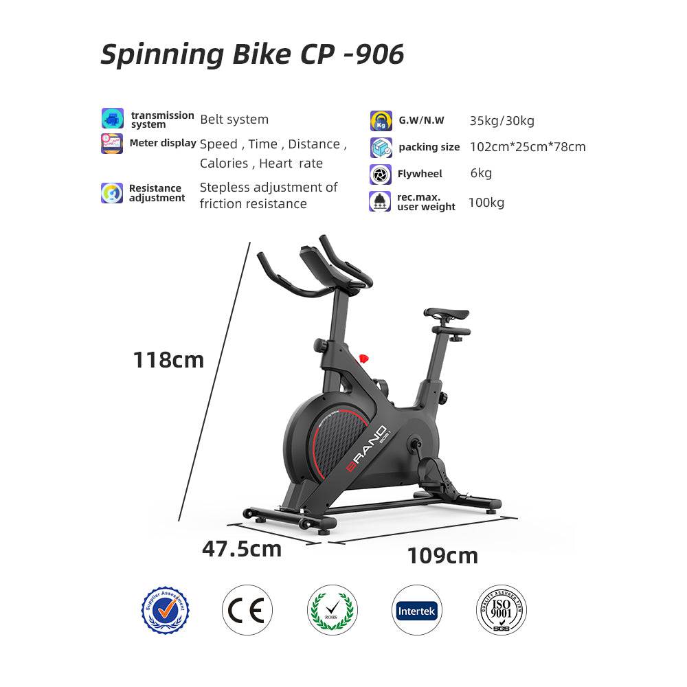 COOLBABY DGDC906 Premium Adjustable Indoor Cycling Bike - COOLBABY