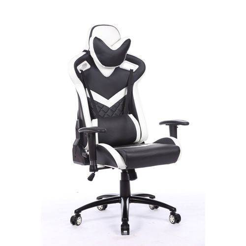 COOLBABY DGM67-WT/BLK Durable Leather Seat 360° Gaming Chair Upto 120 Kg - COOLBABY