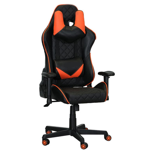 COOLBABY DGM68-OG/BLK Durable Leather Seat 360° Gaming Chair Upto 120 Kg - COOLBABY