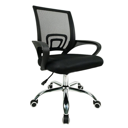 COOLBABY DNY01 Black Office Chair Swivel Lift Computer Chair Net Cloth Conference Chair - COOL BABY