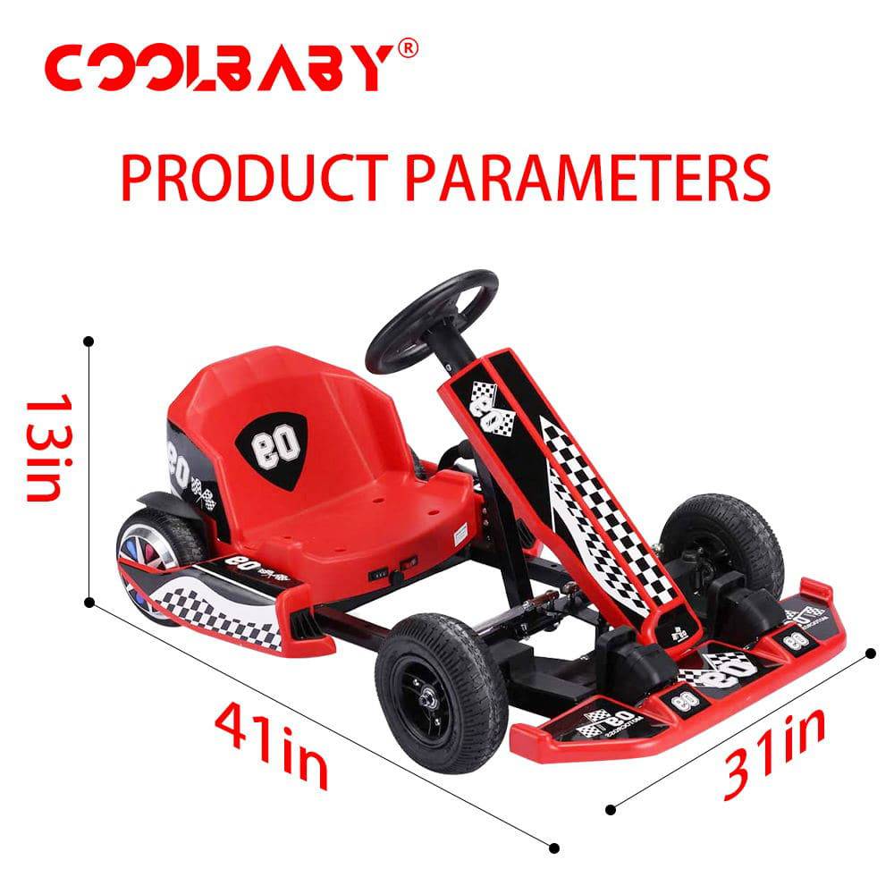 COOLBABY DP10-LHX Electric Go Kart - COOL BABY
