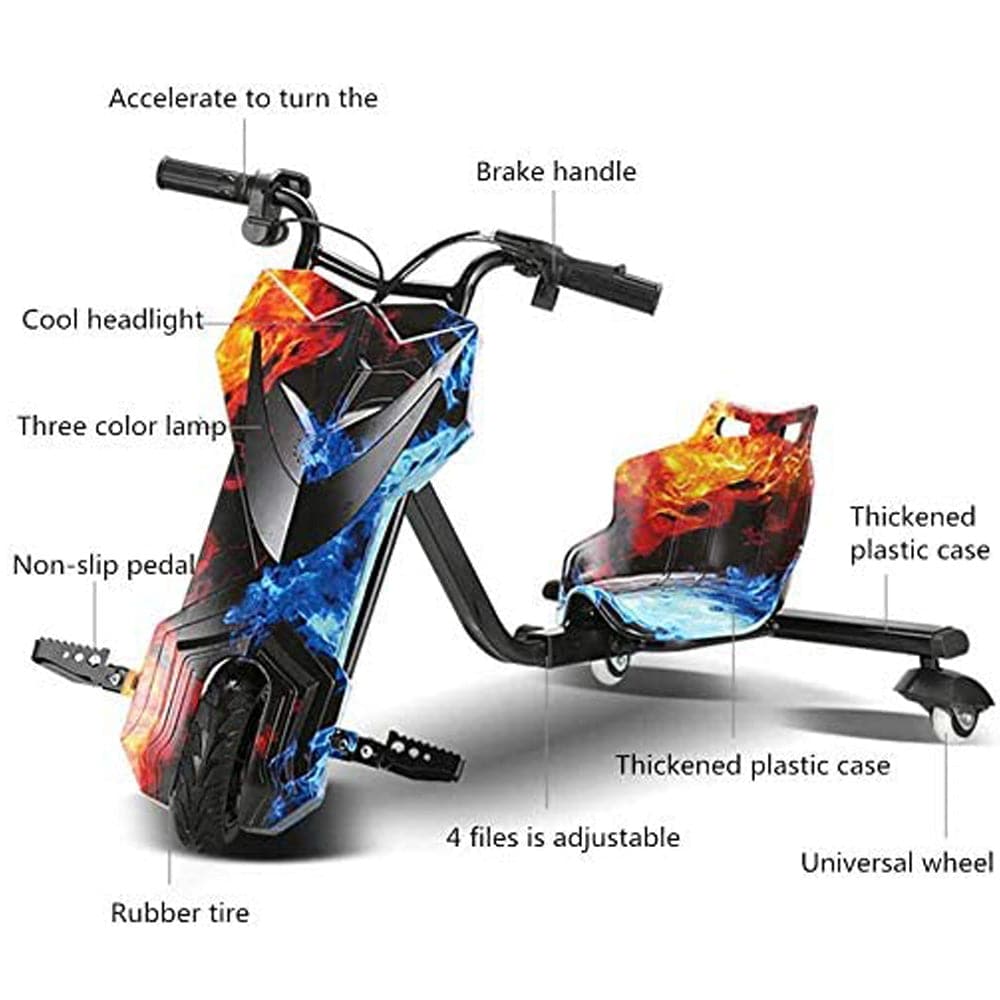 COOLBABY DP3DS 36V Electric Drifting Scooter with Bluetooth for kids - COOLBABY