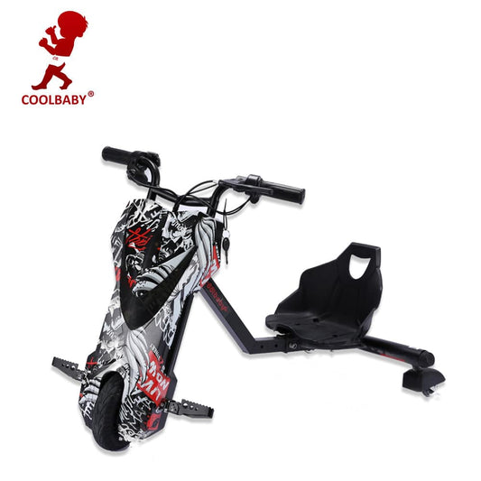 COOLBABY DP3DS 36V Stealth Drift Kids Electric Scooter - COOLBABY