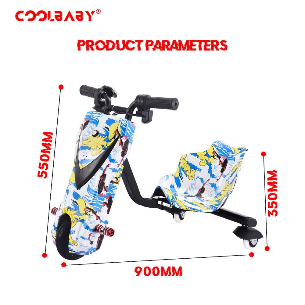 COOLBABY DP3S Mini Electric Drift Scooter for Kids - COOLBABY