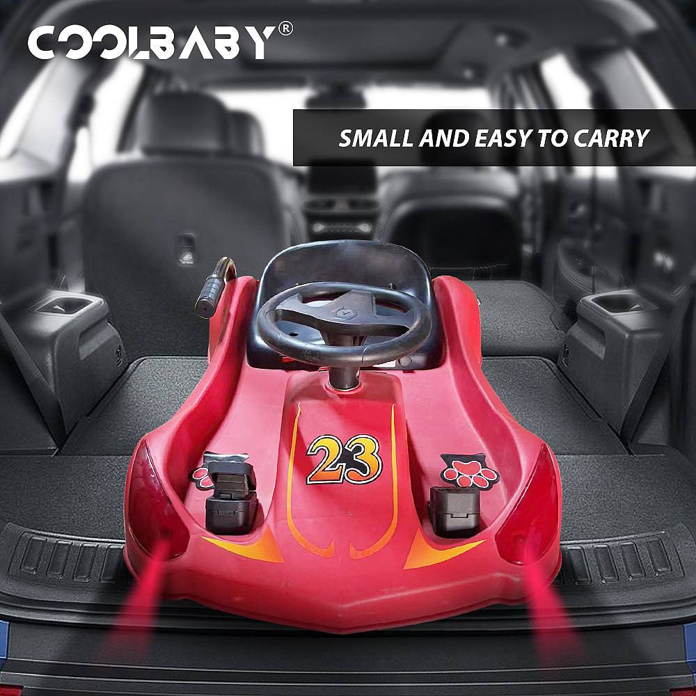 COOLBABY DP7A-LHX 3 Speed 36V Electric 360 Spinning Drifting Ride On Scooter Crazy Car For Kids good gifts - COOLBABY