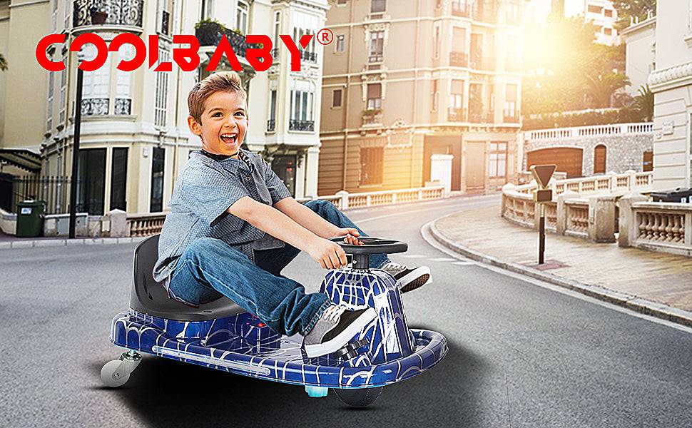 COOLBABY DP7H 36V Electric 360 Spinning Drifting Ride On Scooter - COOLBABY