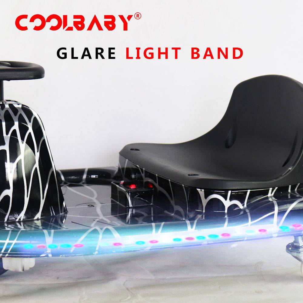 COOLBABY DP7H-LHX  3 Speed 36V Electric 360 Spinning Drifting Ride On Scooter Crazy Car For Kids good gifts - COOLBABY