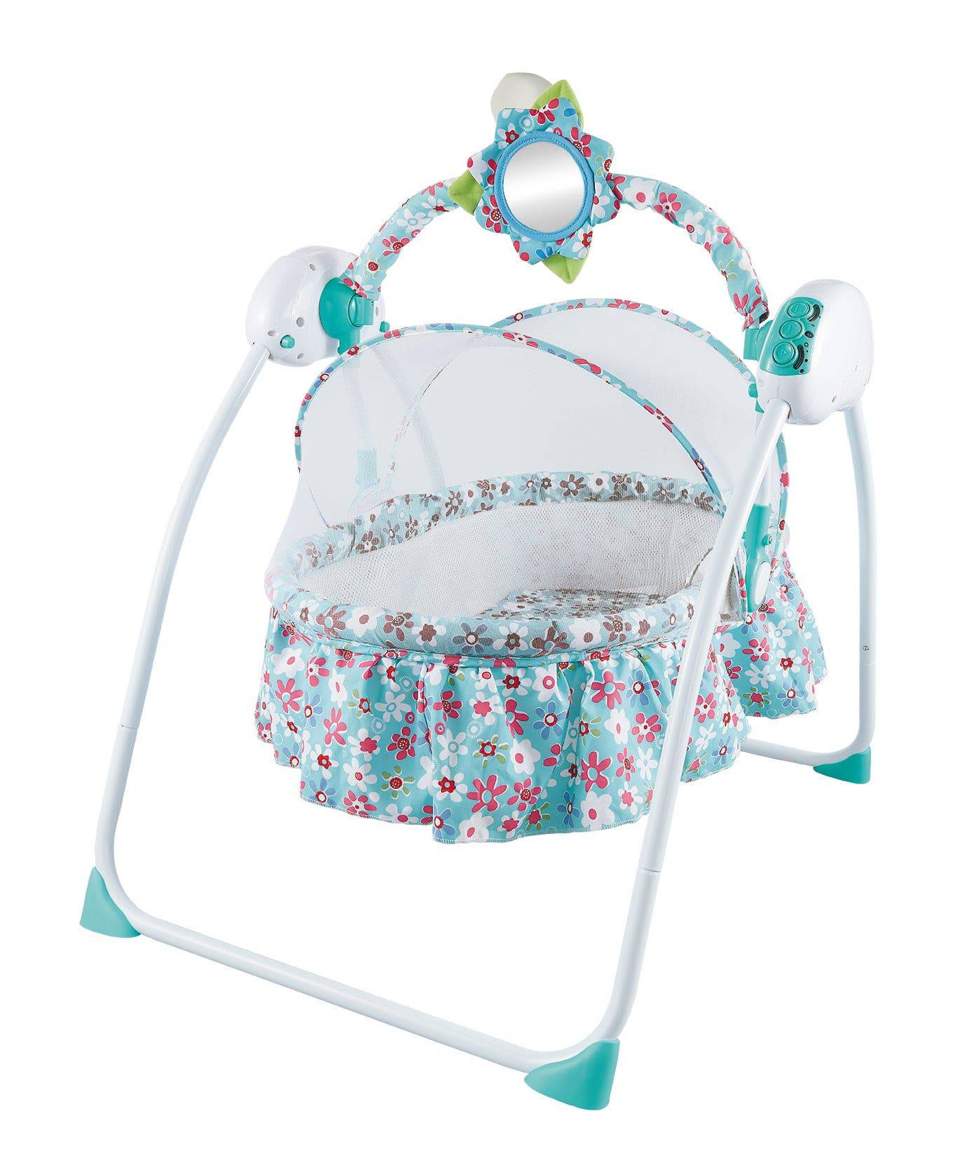 COOLBABY DY04B Blue Baby Cradle Multi-function Baby Rocking Chair For Children Swing Seat Toy - COOL BABY