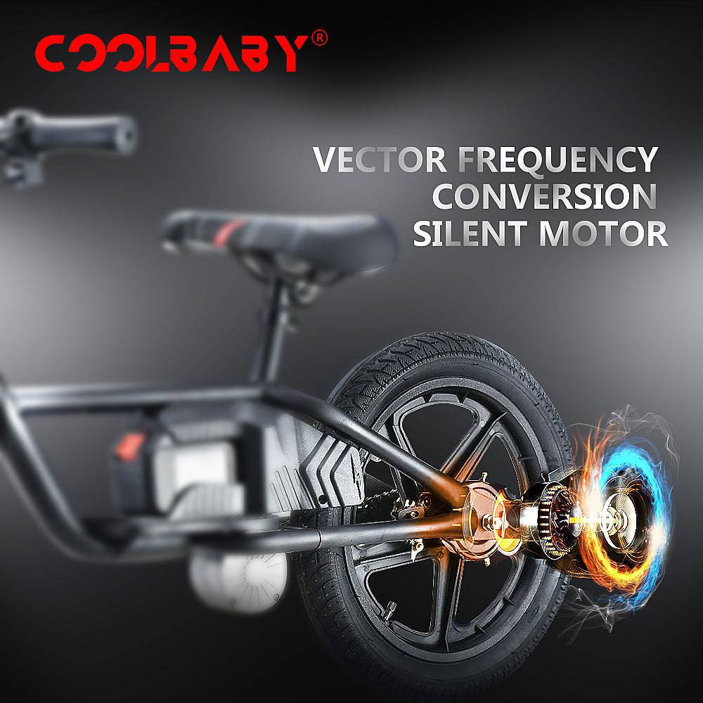 COOLBABY ETPHC 12 inch Portable Electric Scooter: 21V/250W Motor, 20km Range - COOLBABY