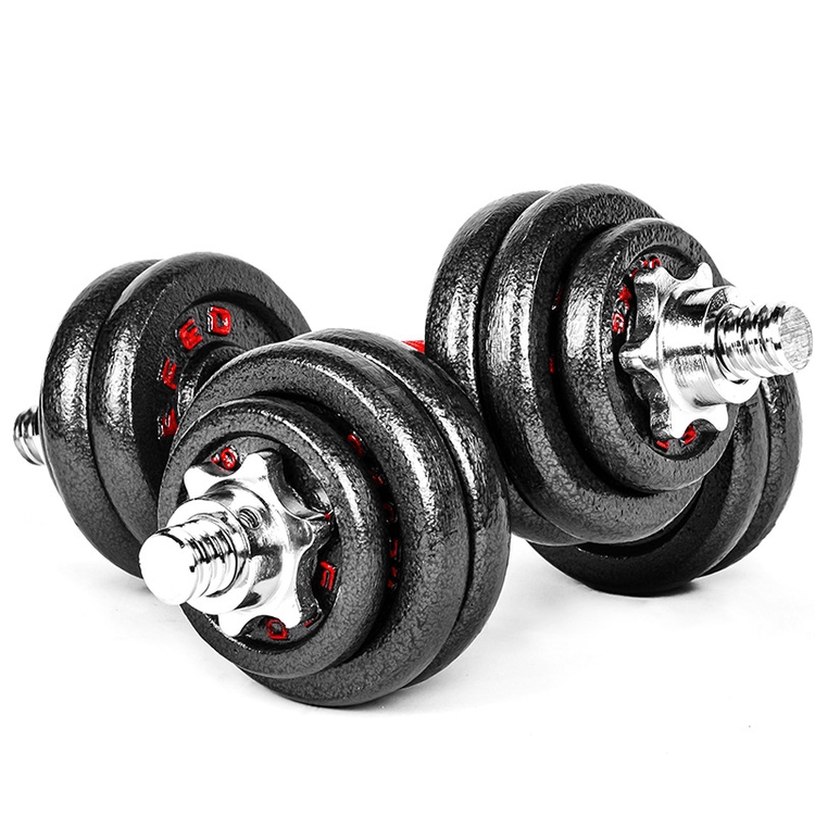 COOLBABY Fitness 20KG Dumbbell Set with Non-Slip Grip for Home Use - COOLBABY