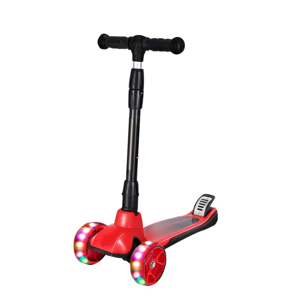 COOLBABY FLL Kids Scooter for Kids 3 Wheel with Light-Up Wheels Scooter, Kicksy Scooter Height Ajustable for Boys or Girls - COOLBABY