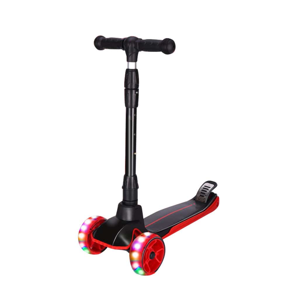 COOLBABY FLL Kids Scooter for Kids 3 Wheel with Light-Up Wheels Scooter, Kicksy Scooter Height Ajustable for Boys or Girls - COOLBABY