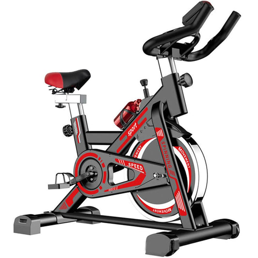 COOLBABY Folding Exercise Bike Fitness Indoor Ultra-quiet Belt Drive - COOL BABY