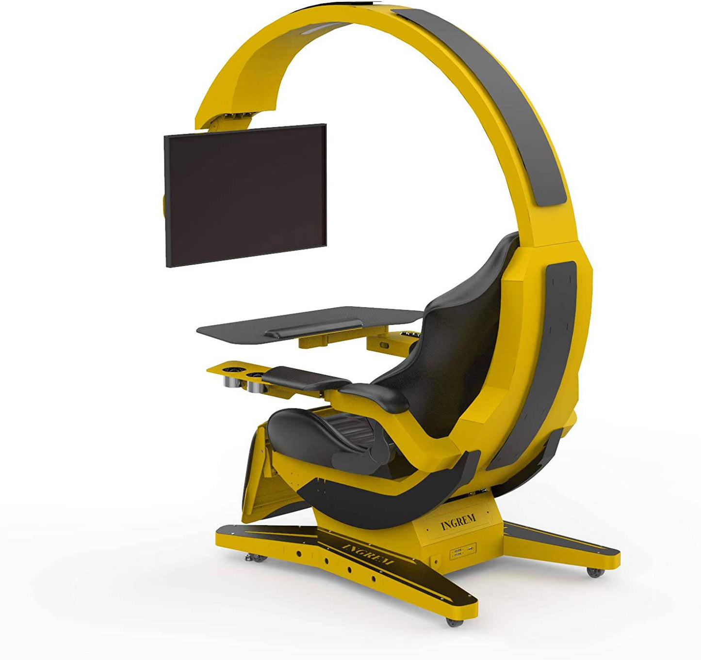 COOLBABY Gaming Station Cabin, Elevate Your Home Gaming Experience with the Ultimate Computer Cockpit and Happy Chair - COOLBABY