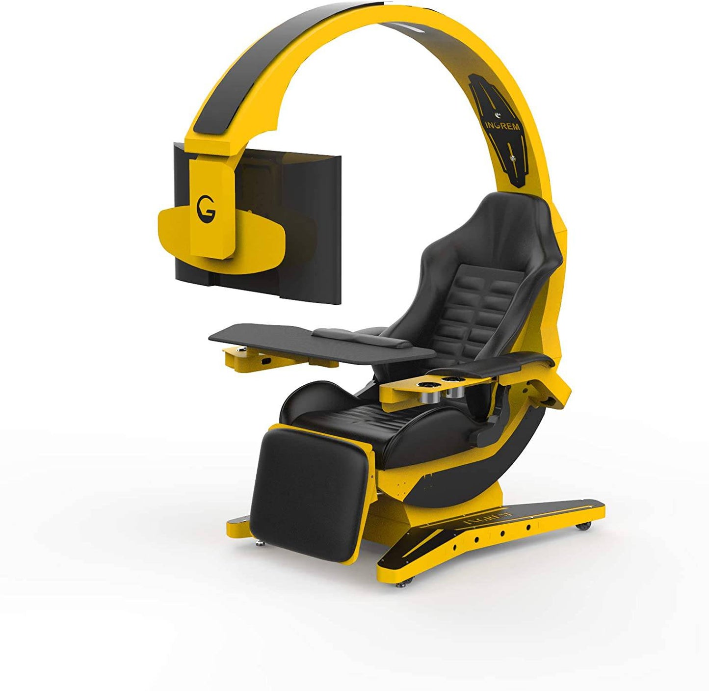 COOLBABY Gaming Station Cabin, Elevate Your Home Gaming Experience with the Ultimate Computer Cockpit and Happy Chair - COOLBABY