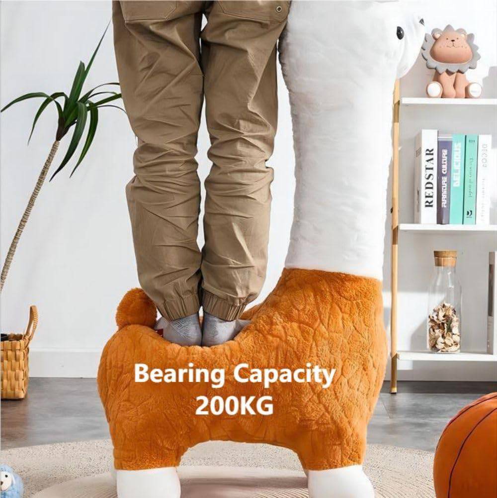 COOLBABY Giant Alpaca With Detachable Wheels Children's Riding Toy Load-Bearing 200KG - COOLBABY