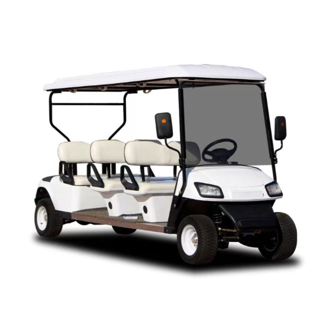 COOLBABY GRF03-6-LHX: 6-Person Off-Road Electric Golf Cart Ideal for Hotels, Resorts, and Electric Tourism - COOLBABY