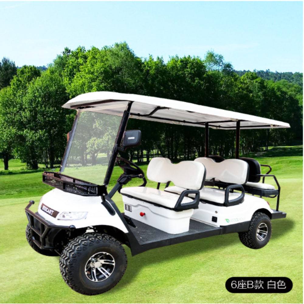 COOLBABY GRF03-6-LHX: 6-Person Off-Road Electric Golf Cart Ideal for Hotels, Resorts, and Electric Tourism - COOLBABY