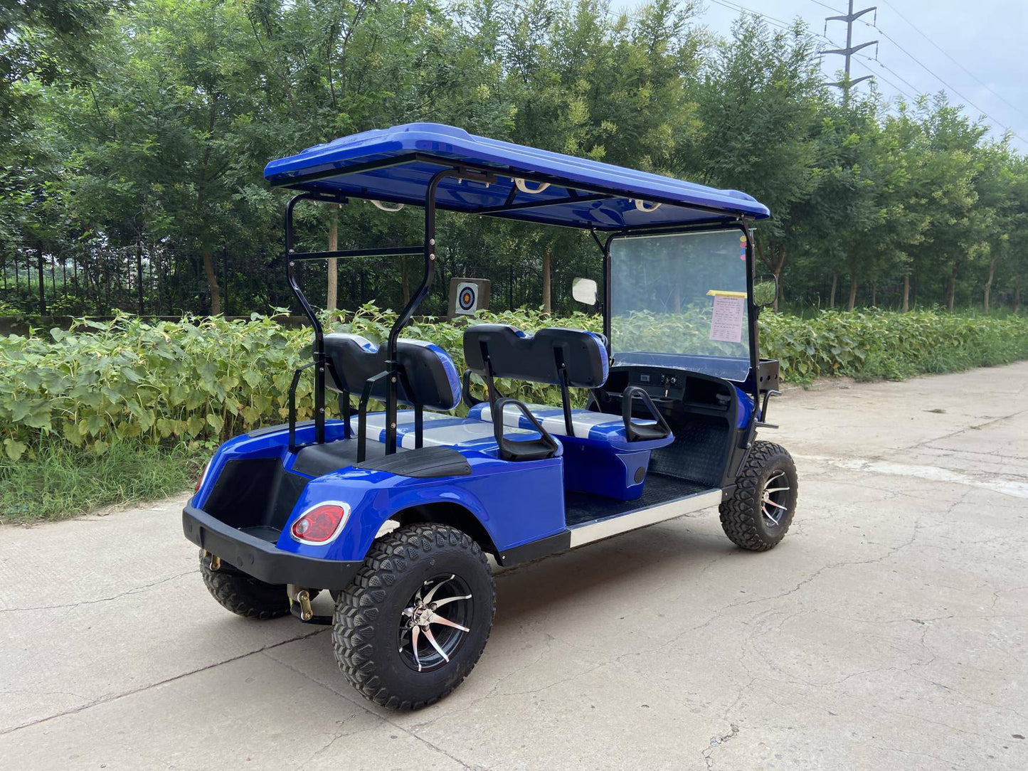 COOLBABY GRF03-6-LHX: 6-Person Off-Road Electric Golf Cart Ideal for Hotels, Resorts, and Electric Tourism - COOLBABY