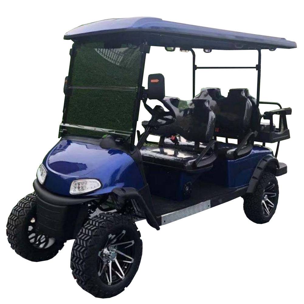 COOLBABY GRF04-6R-LHX 6-Person Off-Road Golf Cart and Electric Tourist Car - COOLBABY