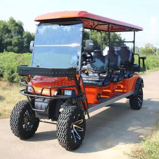 COOLBABY GRF04-8-LHX 8 person off-road golf cart, club car, scooter, electric sightseeing car, hotel reception car, electric tourist car--SC-T801B - COOLBABY
