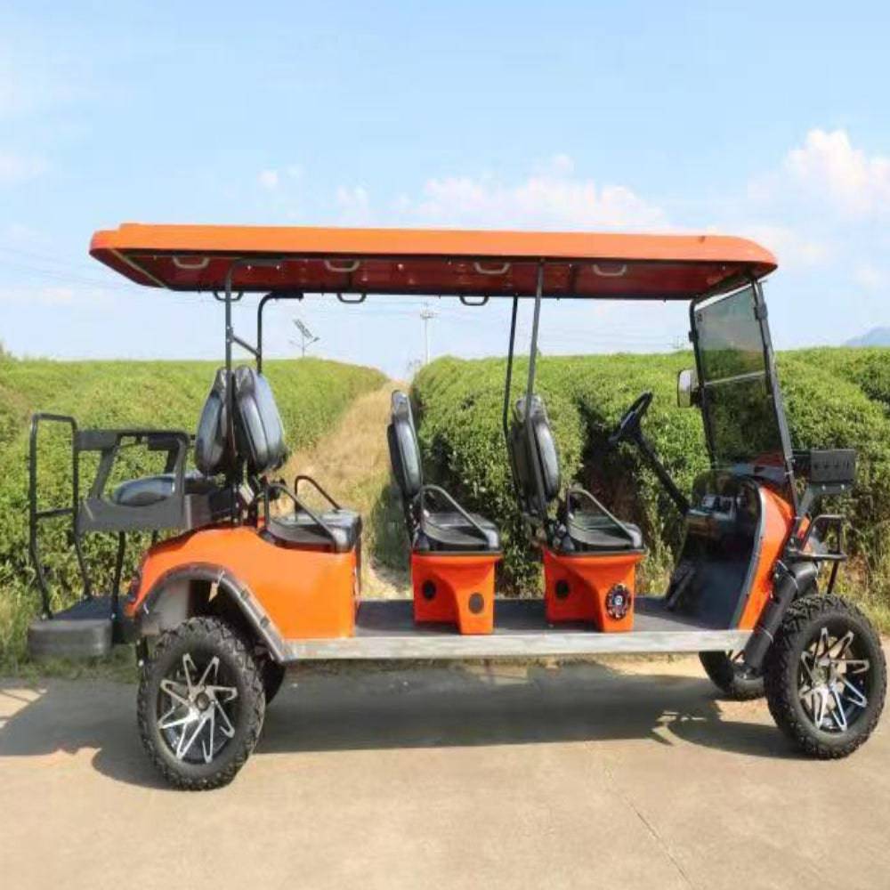 COOLBABY GRF04-8-LHX 8 person off-road golf cart, club car, scooter, electric sightseeing car, hotel reception car, electric tourist car--SC-T801B - COOLBABY