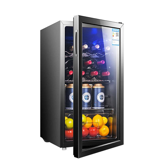 COOLBABY Household Wine Cooler Wine Cabinet Refrigerator Beverage Cooler Four-layer Mini Refrigerator Small Wine Cellar - COOLBABY