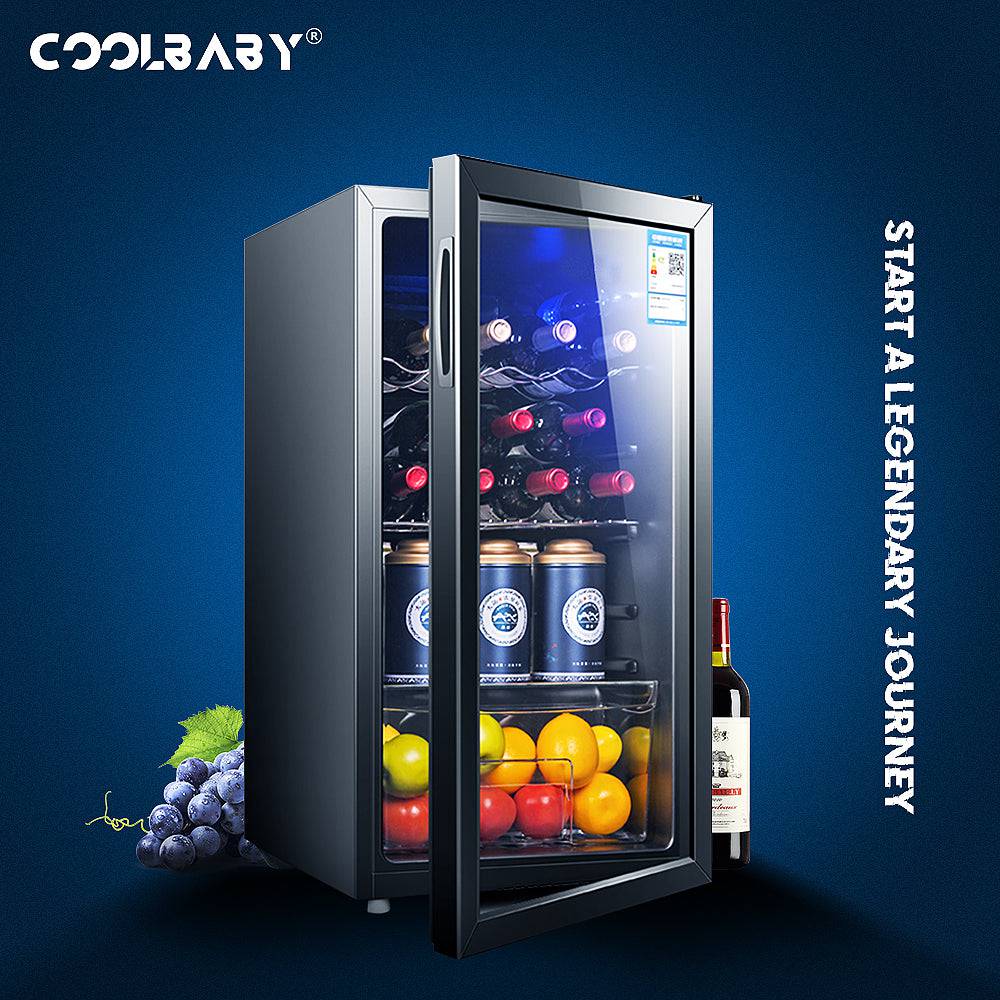 Small countertop hot sale wine fridge