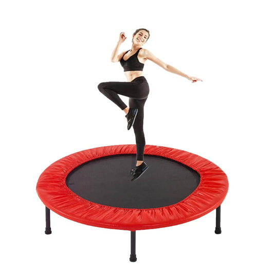 COOLBABY HP8962-RD Jump into Fitness Joy with Our 40-Inch Mini Trampoline - COOL BABY