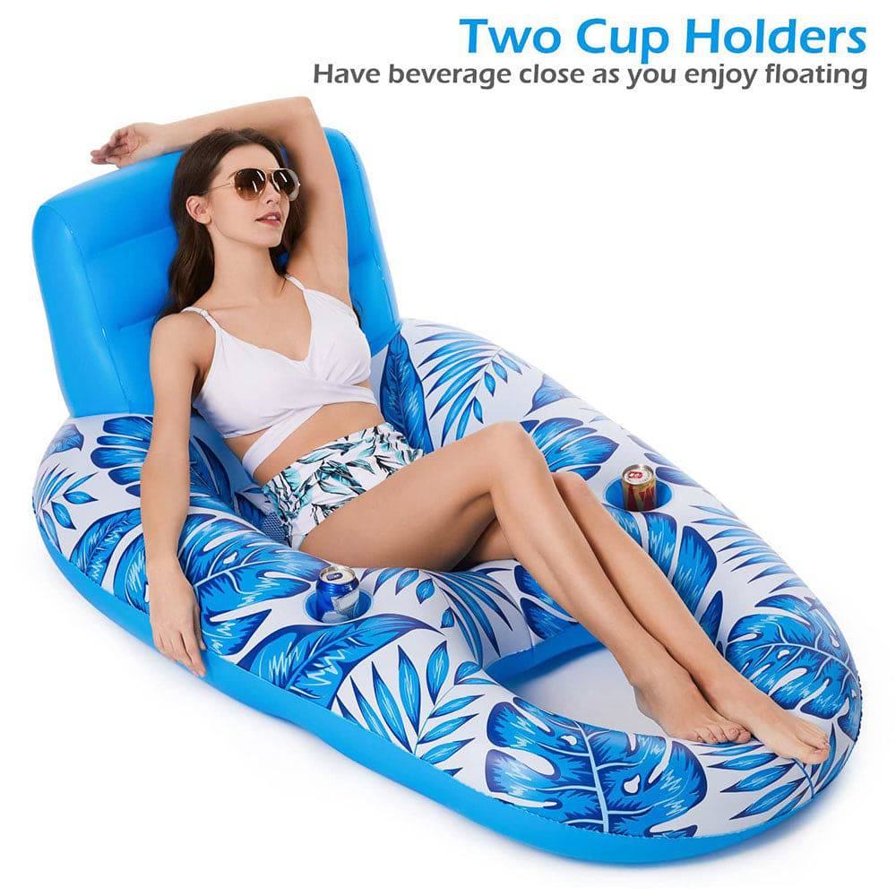 COOLBABY Inflatable Pool Float Adult,Pool Floaties Lounger Floats Rafts Floating Chair Floats Water Floaty - COOLBABY