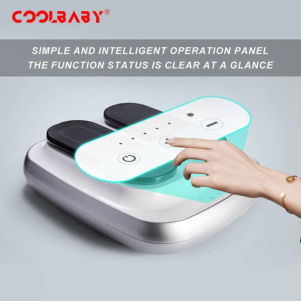 COOLBABY Intelligent Leg Massager Step Machine for Rehabilitation and Rhythm Vibration Aerobic Training - COOLBABY