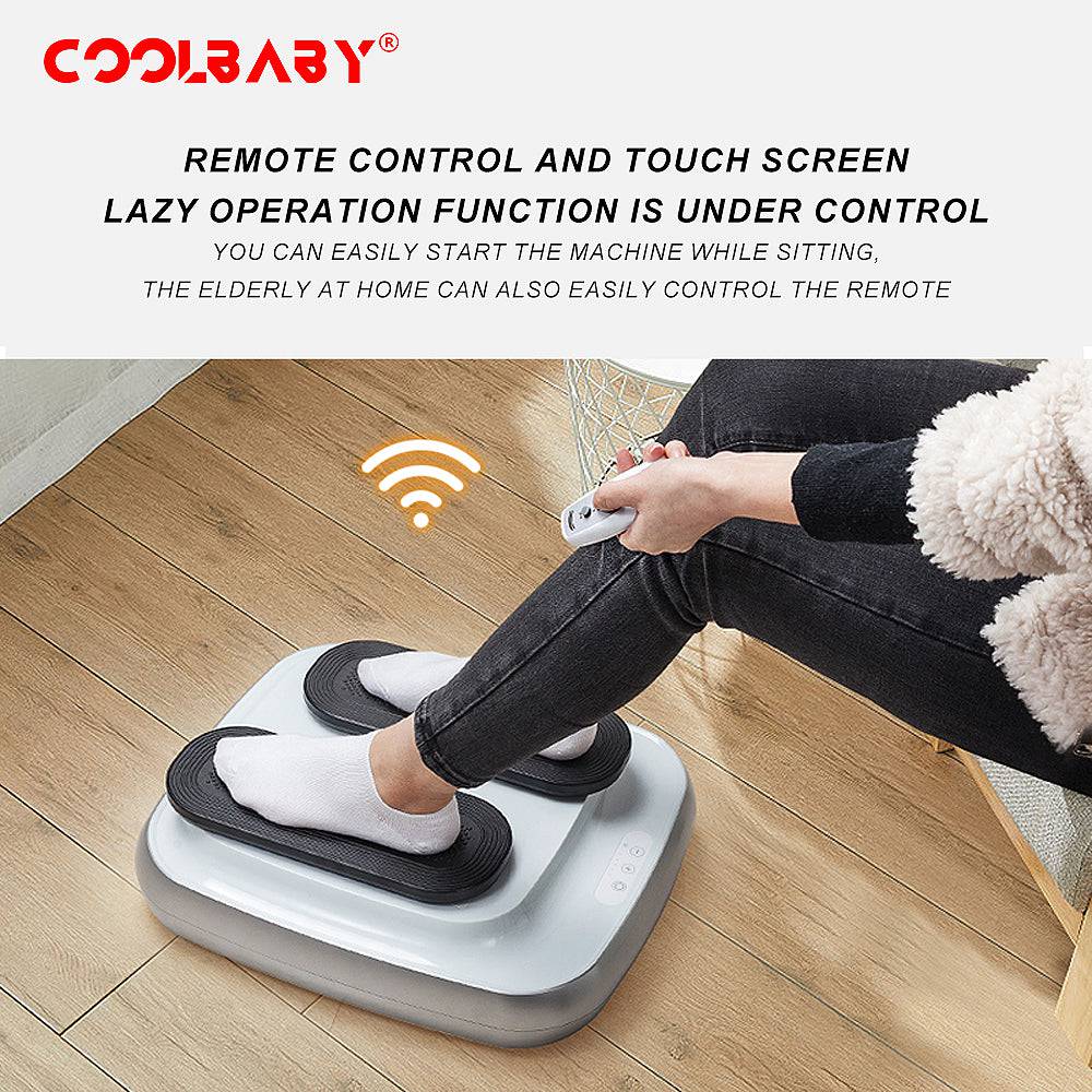 COOLBABY Intelligent Leg Massager Step Machine for Rehabilitation and Rhythm Vibration Aerobic Training - COOLBABY