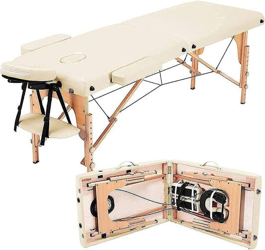COOLBABY KYBJ-303 Portable Fitness Massage Table - Professional Adjustable Folding Bed for Ultimate Relaxation - COOLBABY