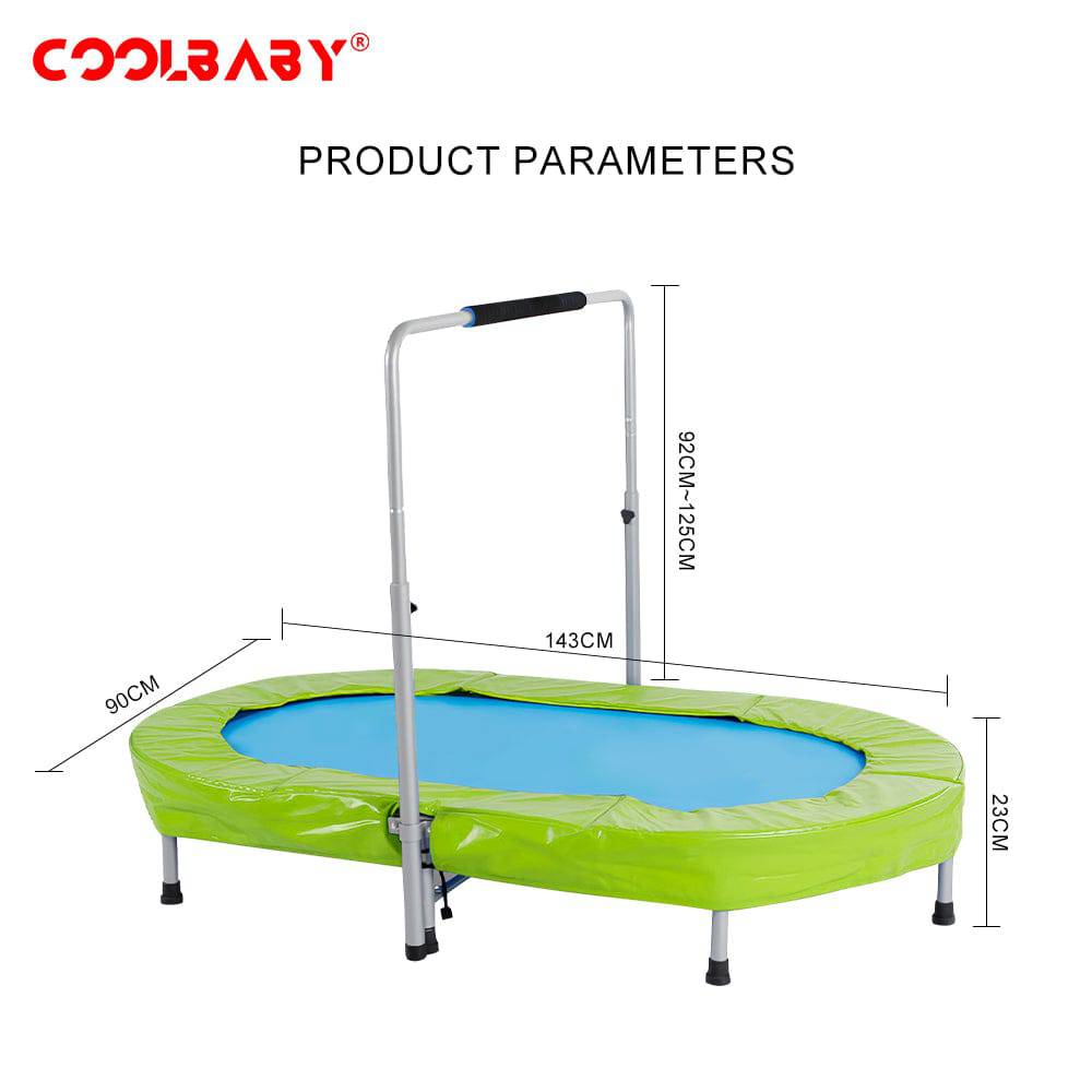 COOLBABY LZM-BC01 Trampoline for 2 Kids - COOLBABY