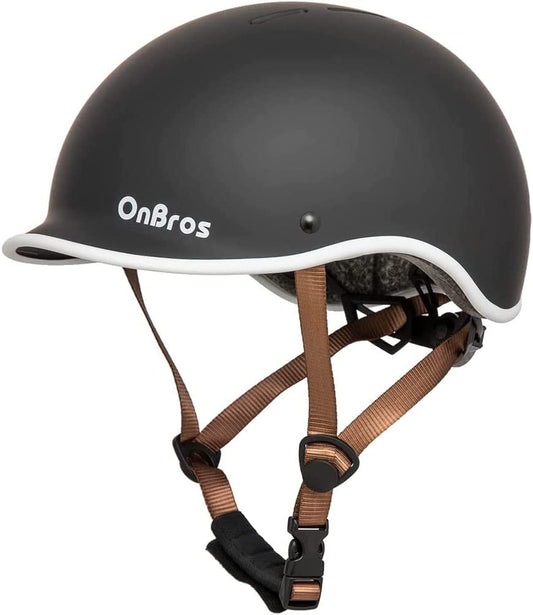 COOLBABY LZM-TK01 Bike Helmet,Helmets for Adults Men and Women,Riding Helmet,Adult Bike Helmet Safe and Stylish, Integrated Design for Road Bike Helmet,Black - COOLBABY