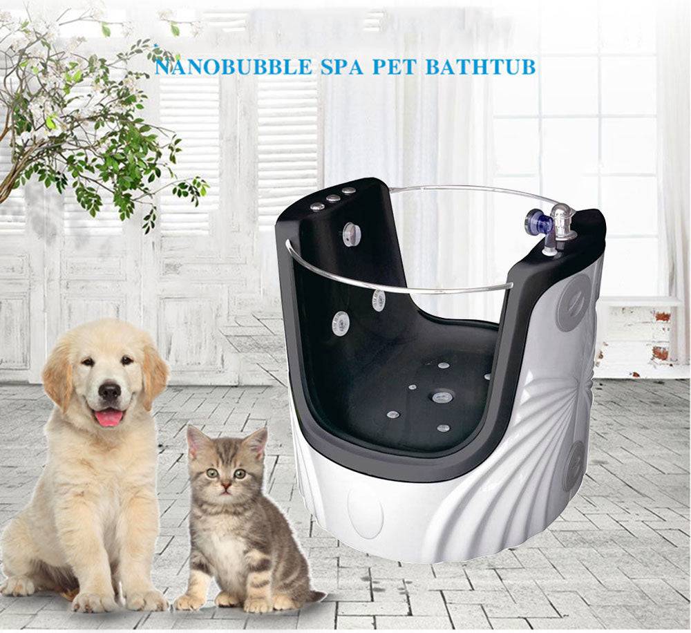 COOLBABY LZM-YG02 Nano Milk Bath Pet Bathtub, Pet SPA Bathtub, Dog and Cat SPA Machine - COOLBABY