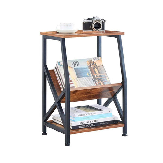 COOLBABY Multifunctional Bookshelf Floor Rack Oblique Coffee Table - COOLBABY