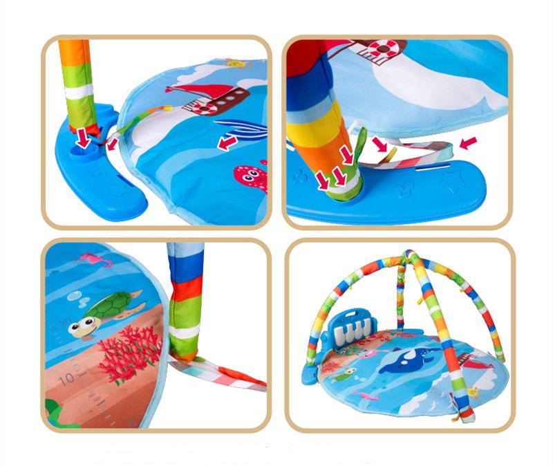 COOLBABY Musical Play Mat - Multicolour Baby Piano Playmat - COOL BABY