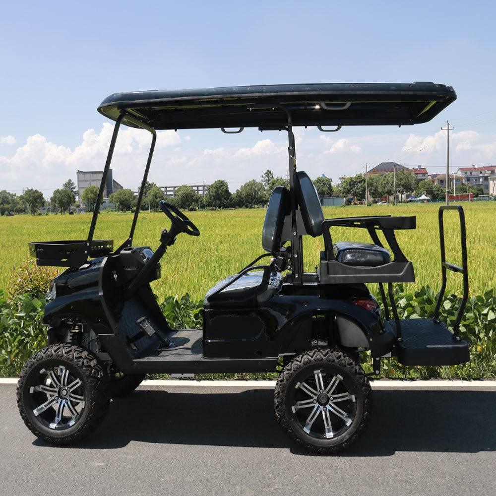 COOLBABY Off-Road TXV2+2B 4 Passenger Explore in Comfort Off-Road Electric Golf Cart - COOLBABY