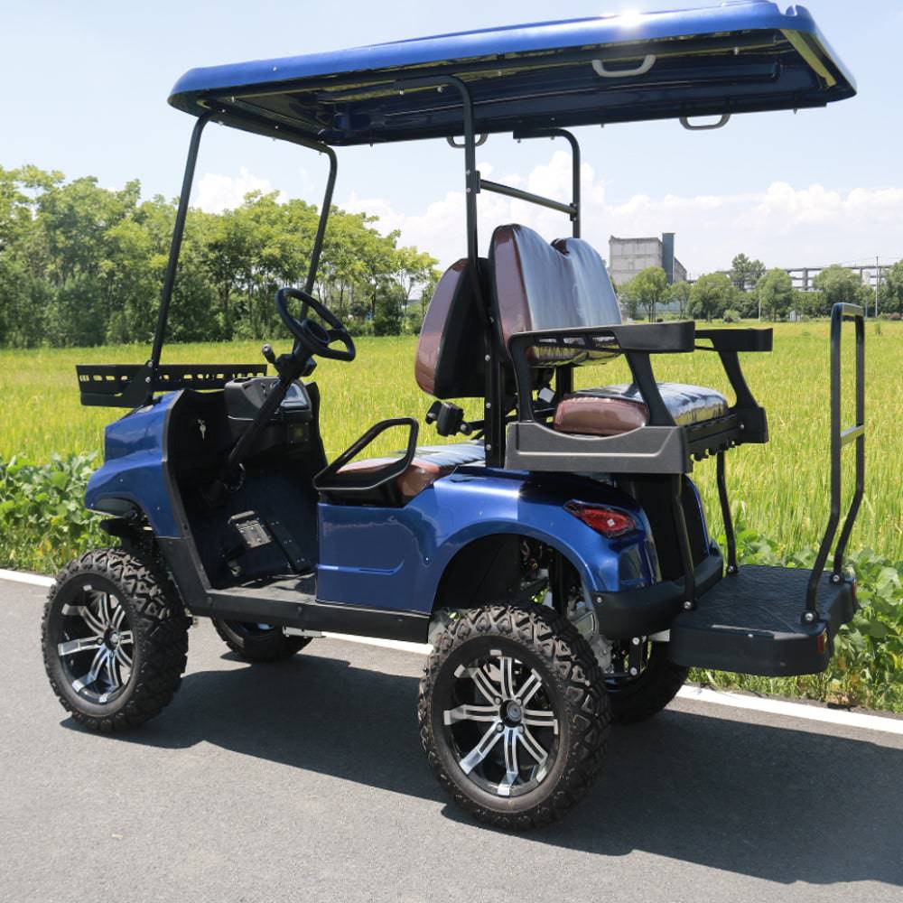 COOLBABY Off-Road TXV2+2B 4 Passenger Explore in Comfort Off-Road Electric Golf Cart - COOLBABY