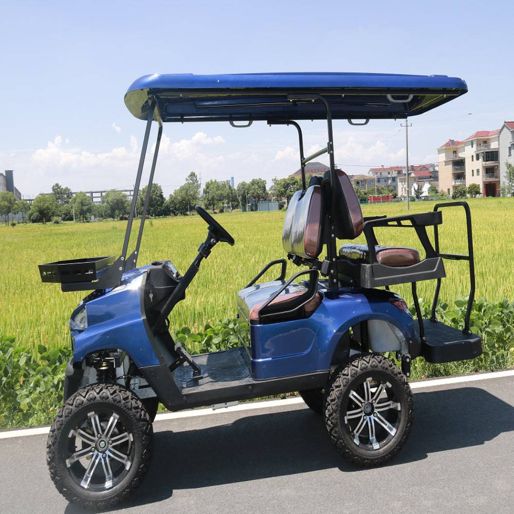 COOLBABY Off-Road TXV2+2B 4 Passenger Explore in Comfort Off-Road Electric Golf Cart - COOLBABY