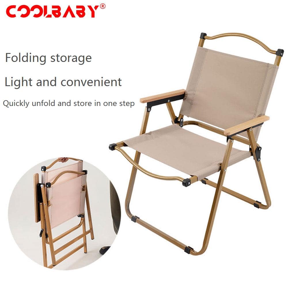 COOLBABY Outdoor Folding Chair, Beach, Camping Picnic Chair - COOLBABY