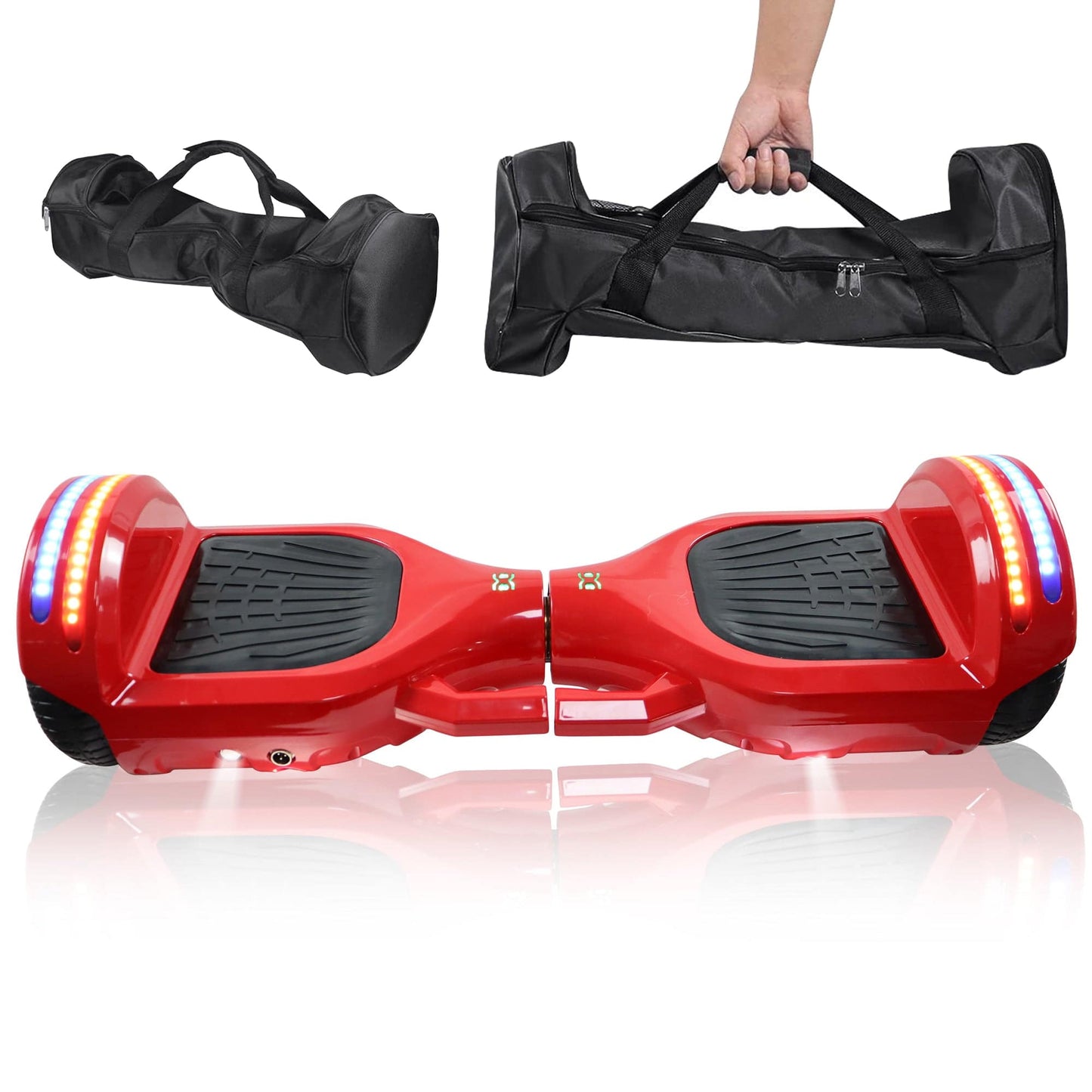 COOLBABY PHC 6.5" Electric Hoverboard with LED Light and beg - COOLBABY