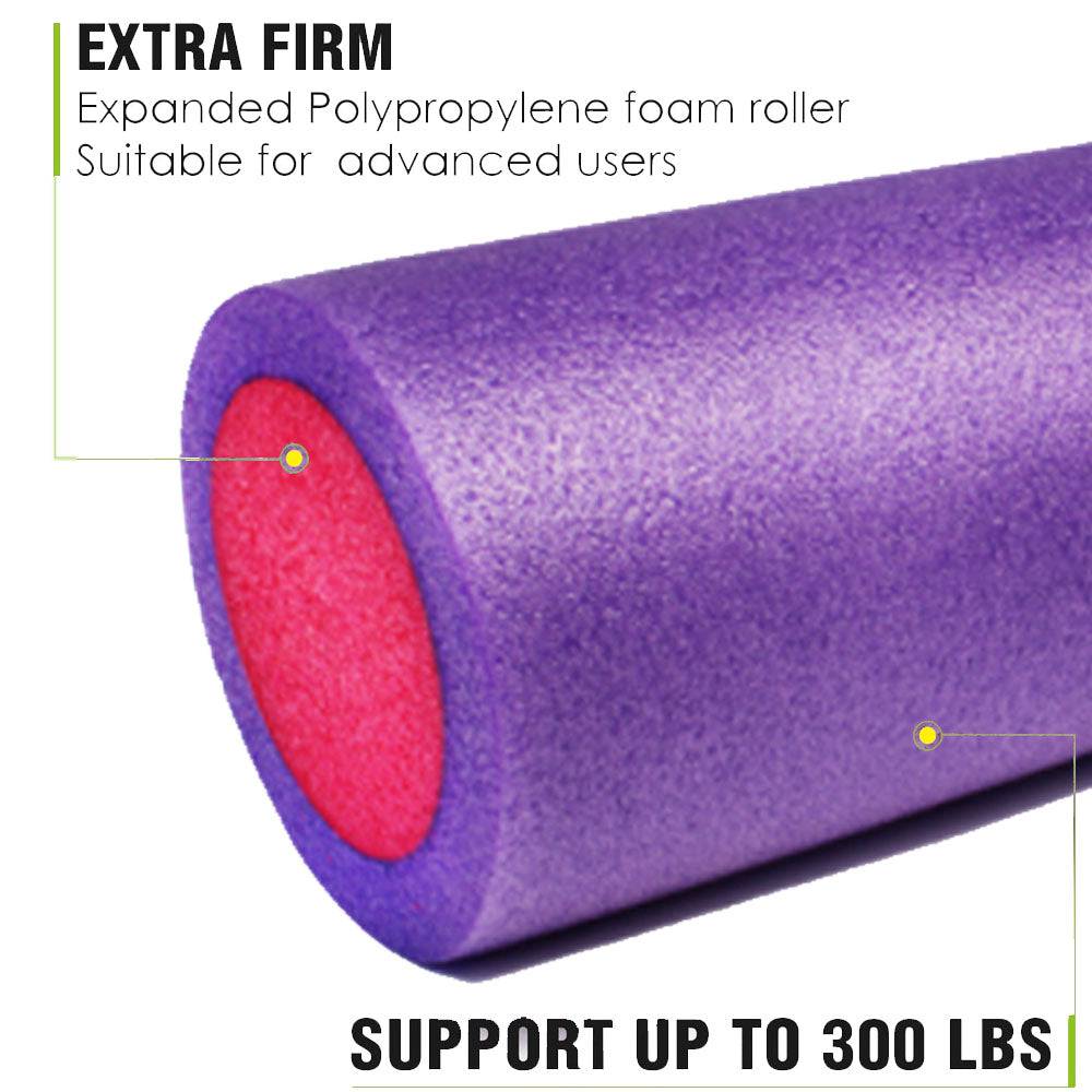 COOLBABY PMZ01 Exercise Foam Roller – Extra Firm High Density Foam Roller – Best for Flexibility and Rehab Exercises - COOL BABY