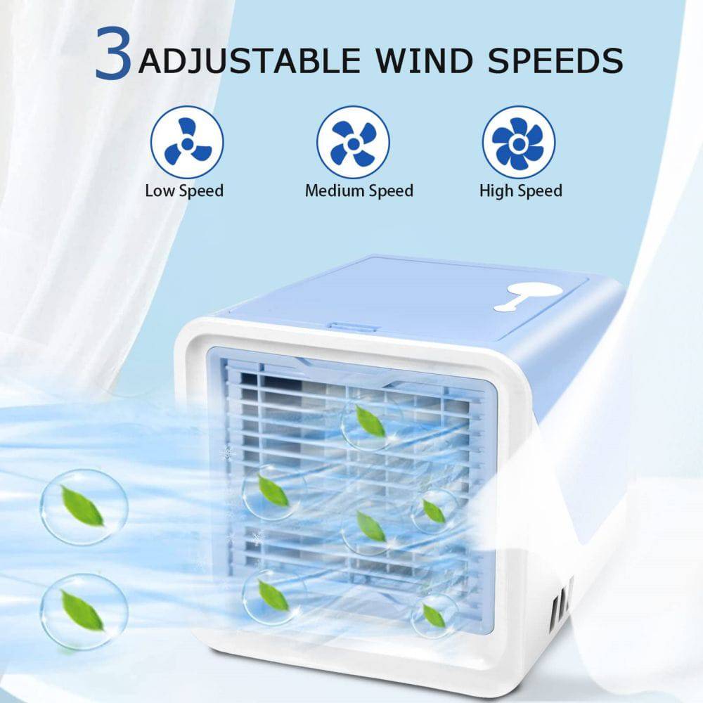 COOLBABY Portable Air Conditioner Personal Air Cooler with 3-Speeds - COOLBABY