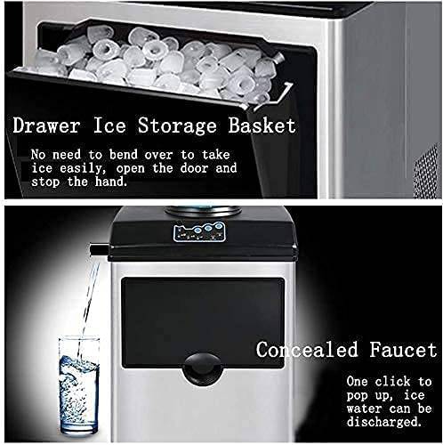 COOLBABY Premium 2-in-1 Stainless Steel Ice Maker & Water Dispenser - COOLBABY