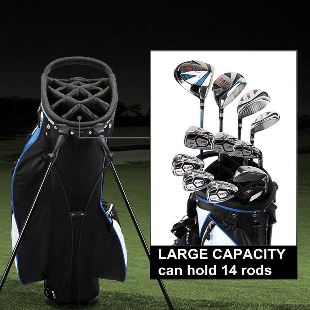 COOLBABY Premium Golf Ball Bag with Multiple Storage, Double Shoulder Straps, and Stable Design - COOLBABY